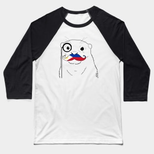 Mustache Flag Philippines Baseball T-Shirt